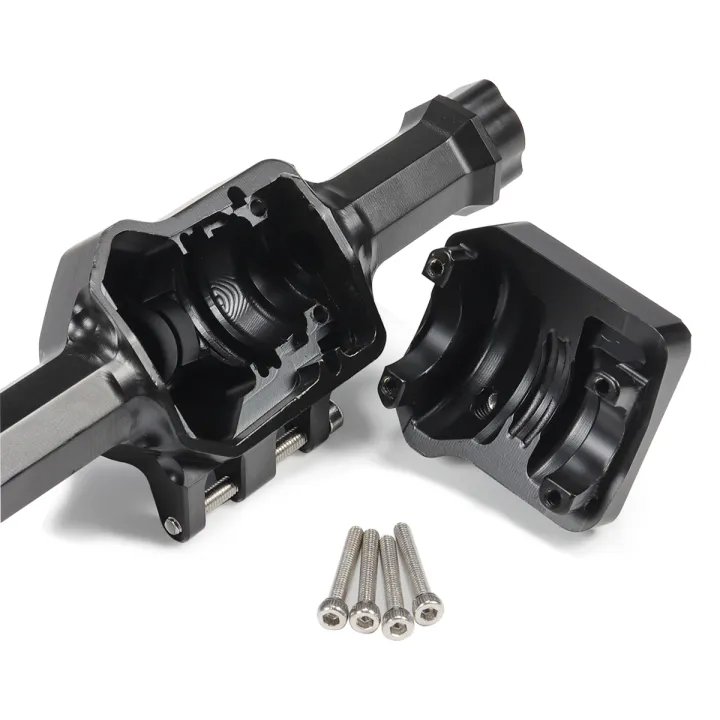 Machined%20Black%20Brass%20Weight%20TRX4%20Portal%20Axle%20Drive%20Housing%20Steering%20Knuckle%20Caster%20Blocks%20for%201/10%20RC%20Crawler%20TRX6%20LCG%20Upgrade%20-%20Image%205