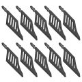 10Pcs 112mm Jigsaw Blade T Shank Extra Long Scroll Saw Blades Carbon Steel Coarse Tooth Cutter for Wood Cutting Tight Spaces. 