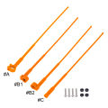 4Pcs Nylon Decoration Antenna Simulation Signal Pole Accessories 1/8 1/10 RC Crawler Car TRX4 TRX6 SCX10 D90 D110 TF2 RGT Tamiya.