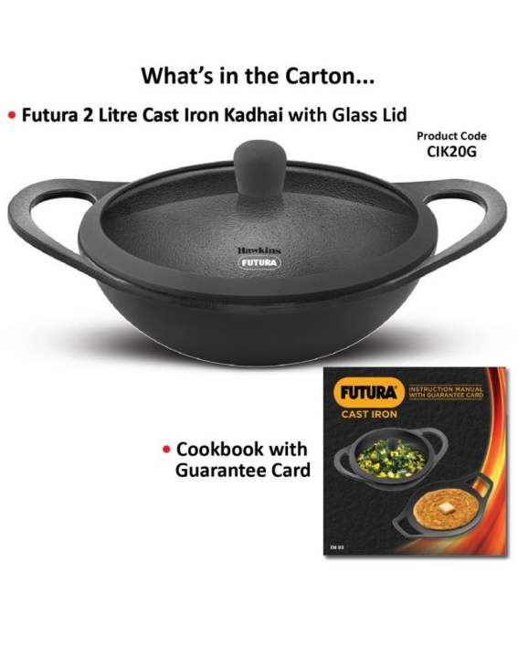 Hawkins%20Futura%202%20Litre%20Cast%20Iron%20Kadhai,%20Naturally%20Nonstick%20Cast%20Iron%20Kadai%20with%20Glass%20Lid,%20Cast%20Iron%20Cookware%20for%20Kitchen,%20Black%20(CIK20G)%20-%20Image%208