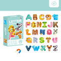 Large Magnetic Letters for Kid Magnets Fridge Animals Alphabet Toys, Children Magnetic Refrigerator Uppercase ABC Alphabet Cute. 