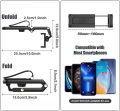 Sun Visor Phone Holder for Car Multifunctional 360° Rotating Sun Visor Cell Phone Holder with IPhone/Samsung/Android. 