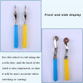 Leather Sewing Stitch Roulette Marker Tracing Wheel Sewing Tool Sets Practical Wood Handle Wheel Tool for Leathercraft. 