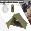 Outdoor Camping Tent Portable Hiking Tent Anti Ultra Light Camping Tent for Two People. 