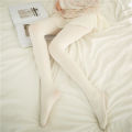Fall Winter Adult Pantyhose Milk White Silk Socks for Girls Lolita Velvet Thin Bottom Jumpsuit Socks Women. 