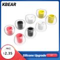 KBEAR 07 Silicone Upgrade Headphone Eartips 1pair(2pcs) 5pairs(10pcs) Noise Isolating With S M M- L Size For KBEAR TRI Earphone. 