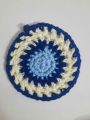 Crochet Mats (3 different shapes), 6 piece Coaster set (2 Mats of each shape), Hand knitted Mats from Mama's Knit Collection by SBM.HomeGoods. 