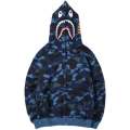 Summer Tide Baps Shark Zipper Unisex Hoodie. 