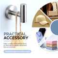 Towel Hook Brushed Nickel, SUS304 Stainless Steel Bathroom Towel Holder, Kitchen Shower Towel Hanger, Wall Mount.