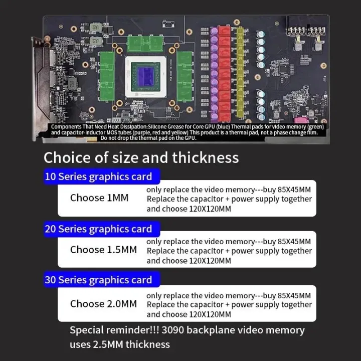 LDPCSJ%2024W/MK%20High%20Quality%20Thermal%20Pad%20GPU%20CPU%20Cooling%20Heatsink%20Conductive%20Silicone%20Thermal%20Insulation%20for%20Electronic%20Components%20-%20Image%205