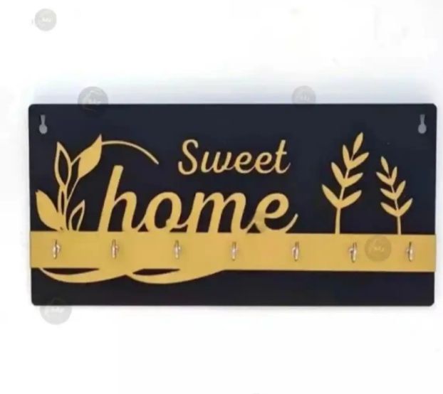 Wooden Wall keychain Holder wooden wall keys holder