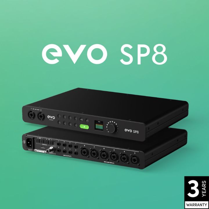 Studio Recording Equipment Audient EVO SP8 8-Channel Smart Preamp