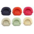 Inflatable Lazy Sofa U-shaped Flocking with Armrests, Backrest Seat Outdoor Pvc Indoor Portable Single Inflatable Sofa. 