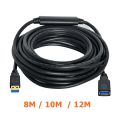 12M 10M USB3.0 Extension Cable For Smart TV PS4 Xbox One SSD USB To USB Cable Extender Data Cord Mini USB3.0 2.0 Extension Cable. 