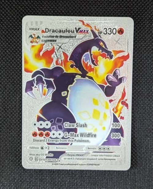 CHARIZARD VMAX - Pokémon Cards - Silver Foil - SV107/SV122 ...