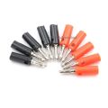 2 PCs banana jack j072 4mm banana jack female banana jack pin DIY black red DF Bangkok. 