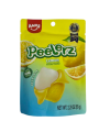 Amos Peelerz Lemon Gummy Candy 65g | Peeleble Gummy Lemon Peeling Candy , Resealable Bag. 