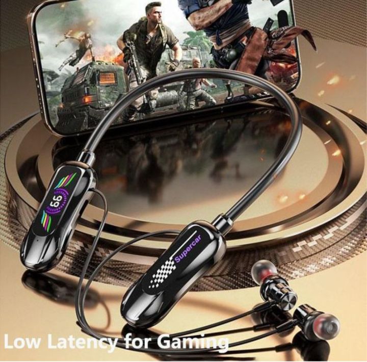 Neckband%20Bluetooth%20Neckband%20Earphones%20Deep%20Bass%20Stereo%20Magnetic%20Attraction%2040H%20Playtime%20Type-C%20Charging%20Waterproof%20-%20Black%20-%20Image%204