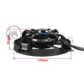 Motorcycle Cooling fan Engine Water Oil Cooler Radiator Electric 12V For KTM CRF YZF KXF RMZ Dirt Bikes ATV Quad Accessories.
