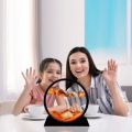 Moving Sand Art Picture Round Glass Frame Sandscapes 3D Deep Sea Display Sand Art Picture 10" Random Design Gift Item. 