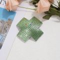 Rhinestone Cross Nipple Covers Pasties Reusable Crystal Chest Stickers Festival Rave Party Body Jewelry Accessories Women.