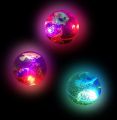 Bouncing Ball with LED Flashing Colorful Light * Kids Entertainment Rubber Balls * Attractive Toys * Easy Grip * Pack of 1. 