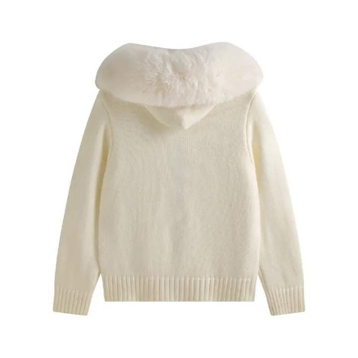 New%202026%20Winter%20Sweater%20Coat%20Women%20Hooded%20Cardigan%20Fur%20Collar%20Hooded%20Knit%20Thicken%20Warm%20Women's%20Coats%20Chic%20Casual%20Outwear%20Coats%20-%20Image%204