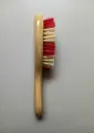 Coat Blazer Brush/ Duster for Office & Home Use, Wooden handle & Soft Black Hair Fluff. 