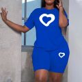 2026 Summer Hot Sale Women's Tracksuit O-Neck T-shirts Tight Shorts Urban Fashion Ladies Home Outdoor Casual Oufits. 