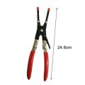 Auto Hose Clamp Pliers Straight Throat Tube Bundle Clamp Removal Tool Water Pipe Hose Flat Band Ring Type Tool Garage Tools. 