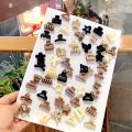 10/20/30pcs Beige Mixed Pack Small Clips Cute Girl Accessories Perfect For Daily Use Special Occasions Or Travel 2025 New.