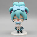 Hatsune Miku Anime Figurine Holding Cinnamoroll Bean Eyed Kawaii Tabletop Decorations Action Figures Doll Model Children ToyGift. 