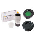 Celestron Omni 2x Barlow Lens with Solar Filter,Moon Filter – Professional Telescope Eyepiece Kit for Solar, Moon Observation. 