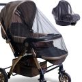 Baby Stroller Supplies, Full Face Mosquito Cover, Mosquito Net, Super Durable, Breathable, Insect Proof Dust-proof Stroller Mesh.