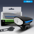 Bicycle Light With Horn 120 DB Waterproof 3 Modes Bicycle Front Light Horn  Outdoor USB Rechargeable MTB Cycling Bike Bell. 