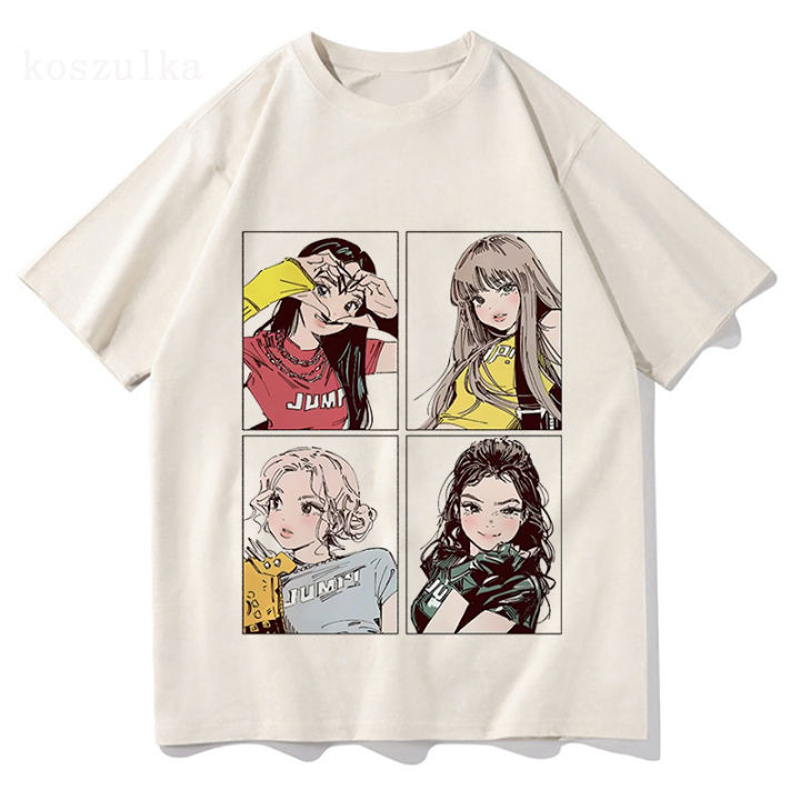 2025%20%20BP%20Jump%20Tshirts%20Pink%20Girls%20Band%20Clothing%20Adorable%20Anime%20Graphic%20T%20Shirts%20Summer%20High%20Quality%20Cotton%20Comfortable%20Tops%20-%20Image%207