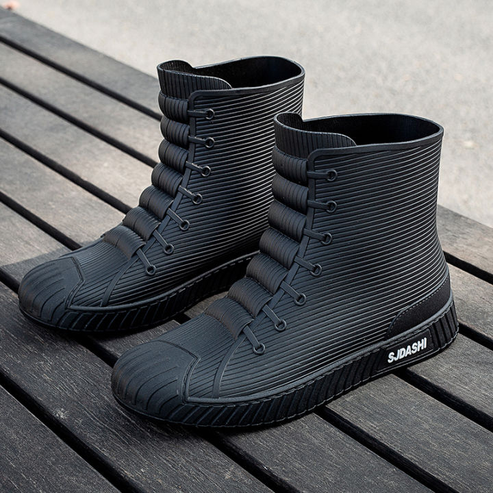 Rain%20Boots%20For%20Men%20Women%20Summer%20Casual%20Mid-calf%20Waterproof%20Shoes%20Winter%20Lining%20With%20Fleece%20Warm%20Anti-slip%20Wear-resistant%20Outdoor%20-%20Image%204