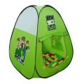 Ben 10 Play Tent for Kids 10ft X 10ft Inflatable Outdoor Backyard Playhouse with Mesh Windows And Ground Stakes Pink Blue. 