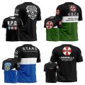 2026 Summer New Style Resident Evil Umbrella Corporation T - Shirt - Black Iconic Logo & Slogan 3D Printed Perfect for Game Fans. 