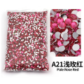 All Red Series 2-6mm Resin Non Hot Fix Rhinestones Bulk Wholesale Flat Back Plastic Crystals Nail Trimmings Crystals For Crafts.