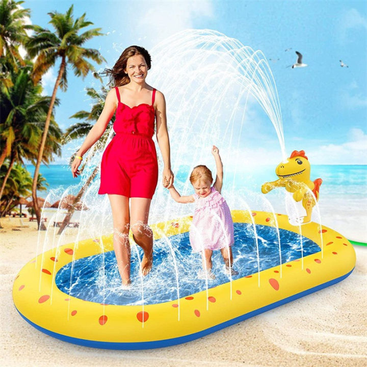 1.7m%20Inflatable%20Swimming%20Pool%20Dinosaur%20Shaped%20PVC%20Outdoor%20Bath%20Lawn%20Sprinkler%20Play%20Mat%20Children's%20Water%20Toy%20Inflatable%20Fountain%20-%20Image%205