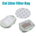 Cat Litter Filter Bag Portable Household Hygiene Reusable Puppy Litter Box Tray Home Accessories Pet Supplies Cat Cleaning Bag. 