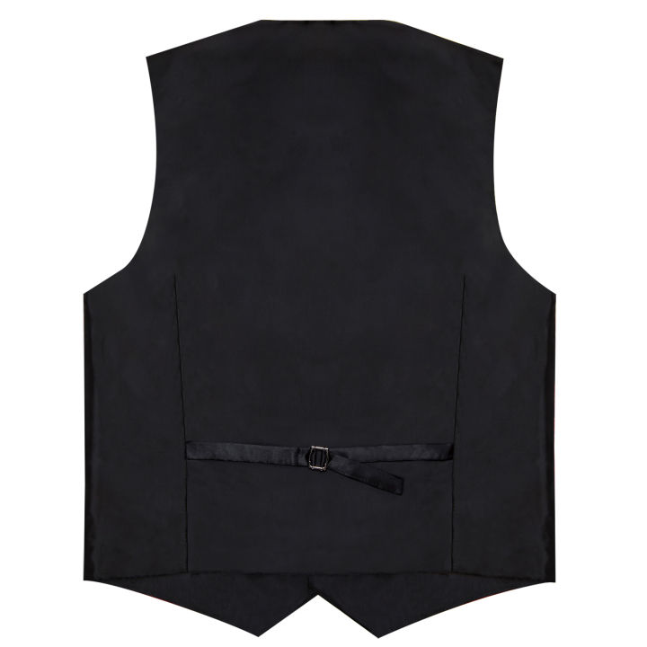 Paisley%20Men's%20Suit%20Vest%20Black%20Pink%20Red%20Wedding%20Prom%20Tuxedo%20Waistcoat%20Necktie%20Handkerchief%20Cufflink%20Sleeveless%20Jacket%20Vest%20-%20Image%204