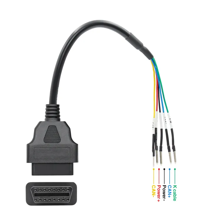 16pin%20Jumper%20Tester%20Connector%20OBD2%20Male%205Pin%20Adapter%20Connection%20To%20Female%2016%20Pin%20Can%20K%20Line%20DIY%20Car%20Truck%20Extension%20Cable%20Tool%20-%20Image%202
