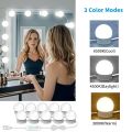 LED Vanity light Table with Drawers & Mirror | Vanity Organizer Box for Makeup | Dressing Table with Vanity Lights 8 Bulbs. 