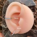 1pc 20G Zercon Septum Nose Rings Hoops for Women, Small Piercing Nose Ring Cartilage Tragus Helix Earring Piercing Jewelry. 