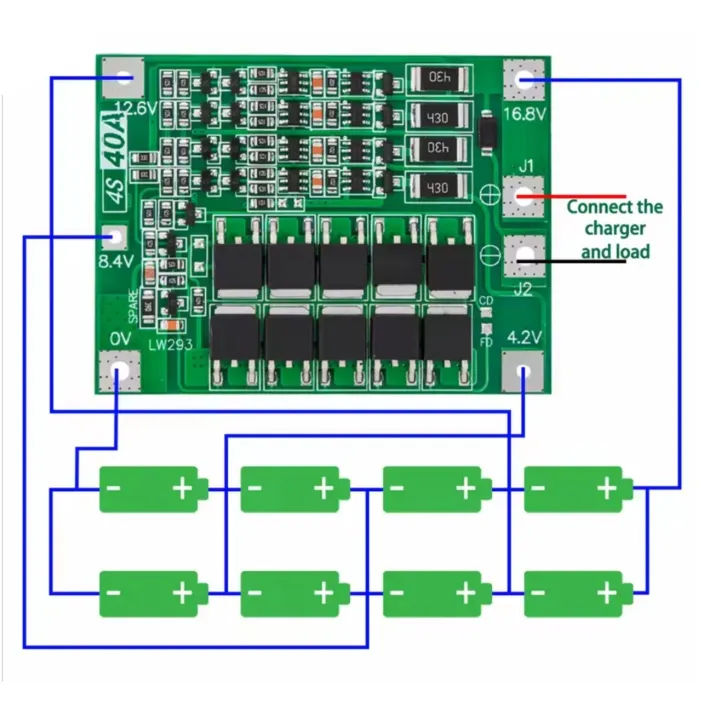 4S%2040A%20Lithium-Ion%2018650%20Battery%20Charger%20PCB%20BMS%20Protection%20Board%2016.8V%20-%20Image%203