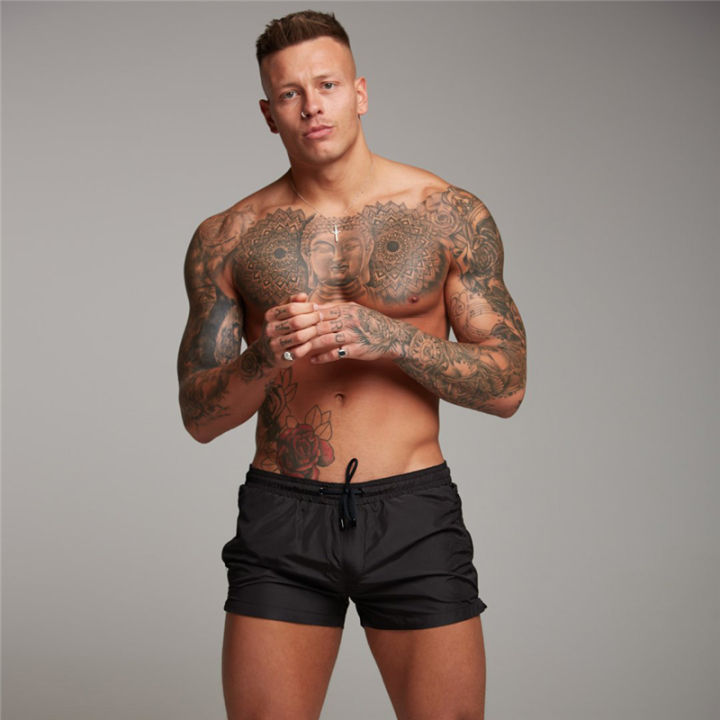 Gyms Fitness Breathable Beach Shorts Summer Cool Quick Dry Training Basketball Pants Mens Casual Bodybuilding Muscle Short Pants