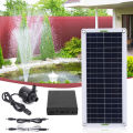 30W 800L/H DC 18V Low Noise Brushless Solar Water Pump Set for Garden Pool Pond Bird Bath Outdoor Waterfall Fountain Decoration. 