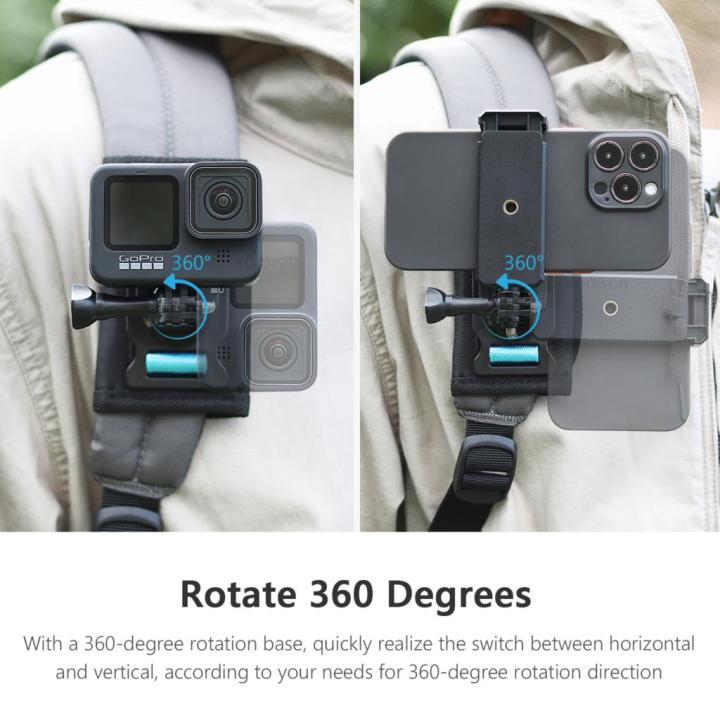 Vamson%20for%20Insta360%20X3%20Accessories%20360%20Degree%20Rotary%20Backpack%20Clip%20Clamp%20Mount%20for%20Insta360%20One%20X2%20%20Action%203%202%20Go%20Pro%20Camera%20-%20Image%203